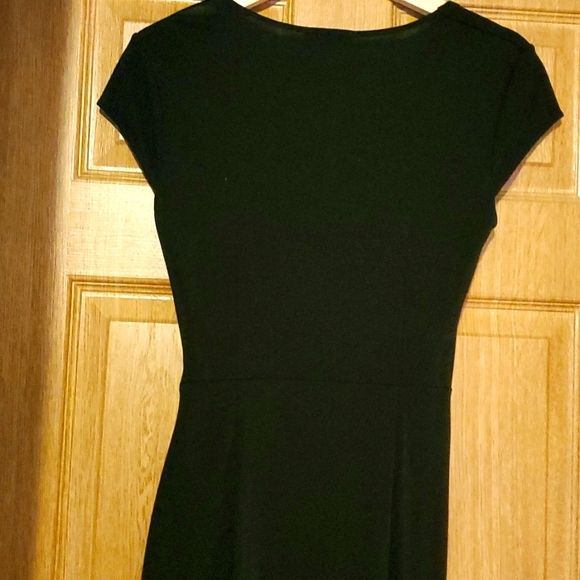 Ann Taylor LOFT Black Wrap Dress - Picture 4 of 8